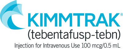 KIMMTRAK logo. click here to go to the homepage